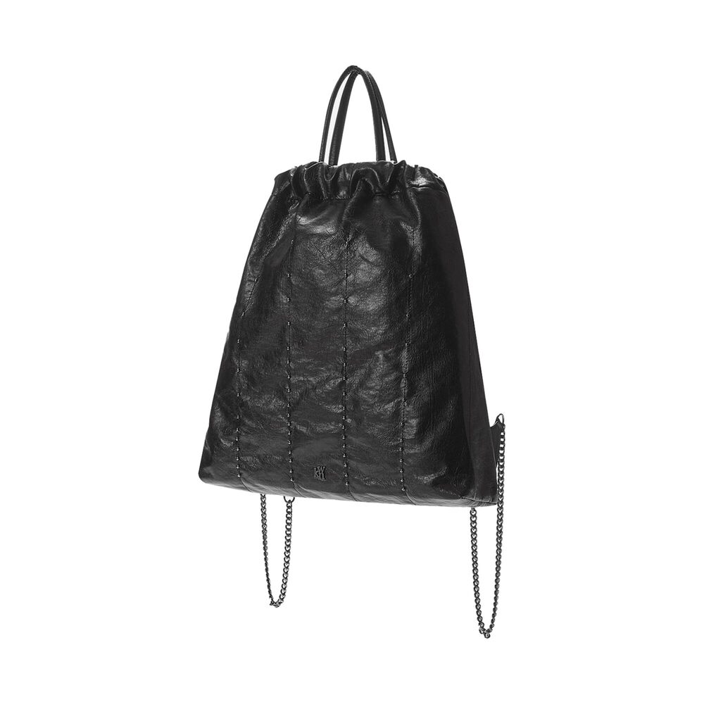 4453 Chelsea PU Leather Drawstring Backpack - Stylish Everyday Fashion Top